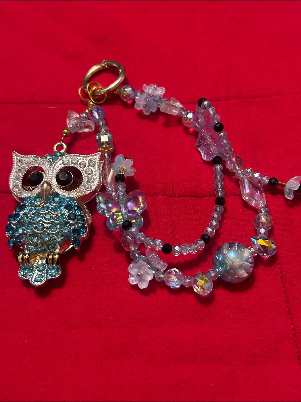 Handmade Beaded Bag Charm / Purse Charm –